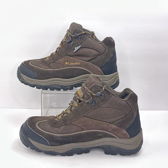 Columbia Hiking Boots Mens 8.5 Brown Waterproof MId Trail Winter Snow Lace Up main image 8